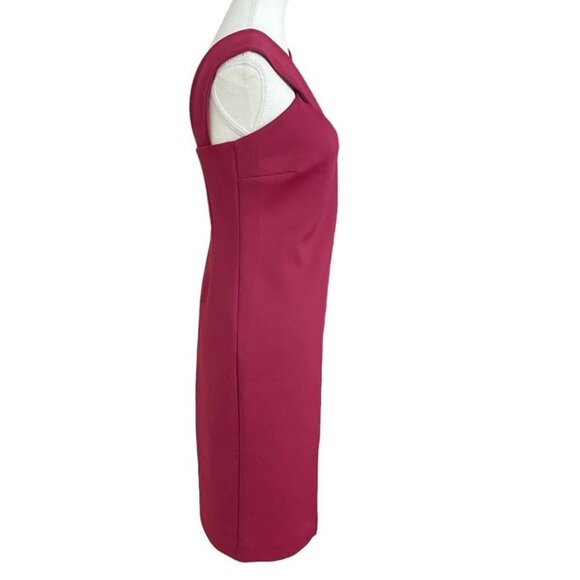 MARCIANO LADY LIKE SCUBA DRESS IN BLUSHING BERRY COLOR - STYLE O2G8016331Z - M - Picture 3 of 10